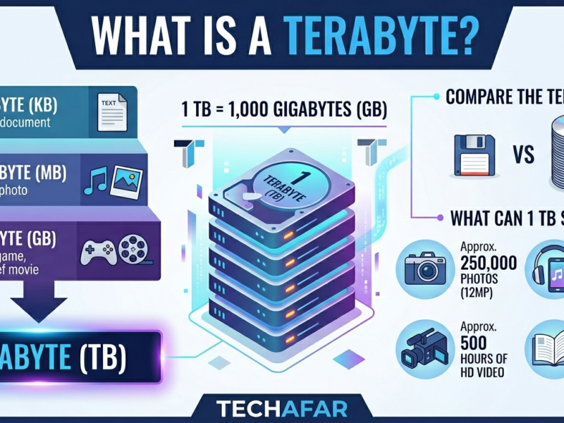 What Is a Terabyte? Definition Size and Real World Examples